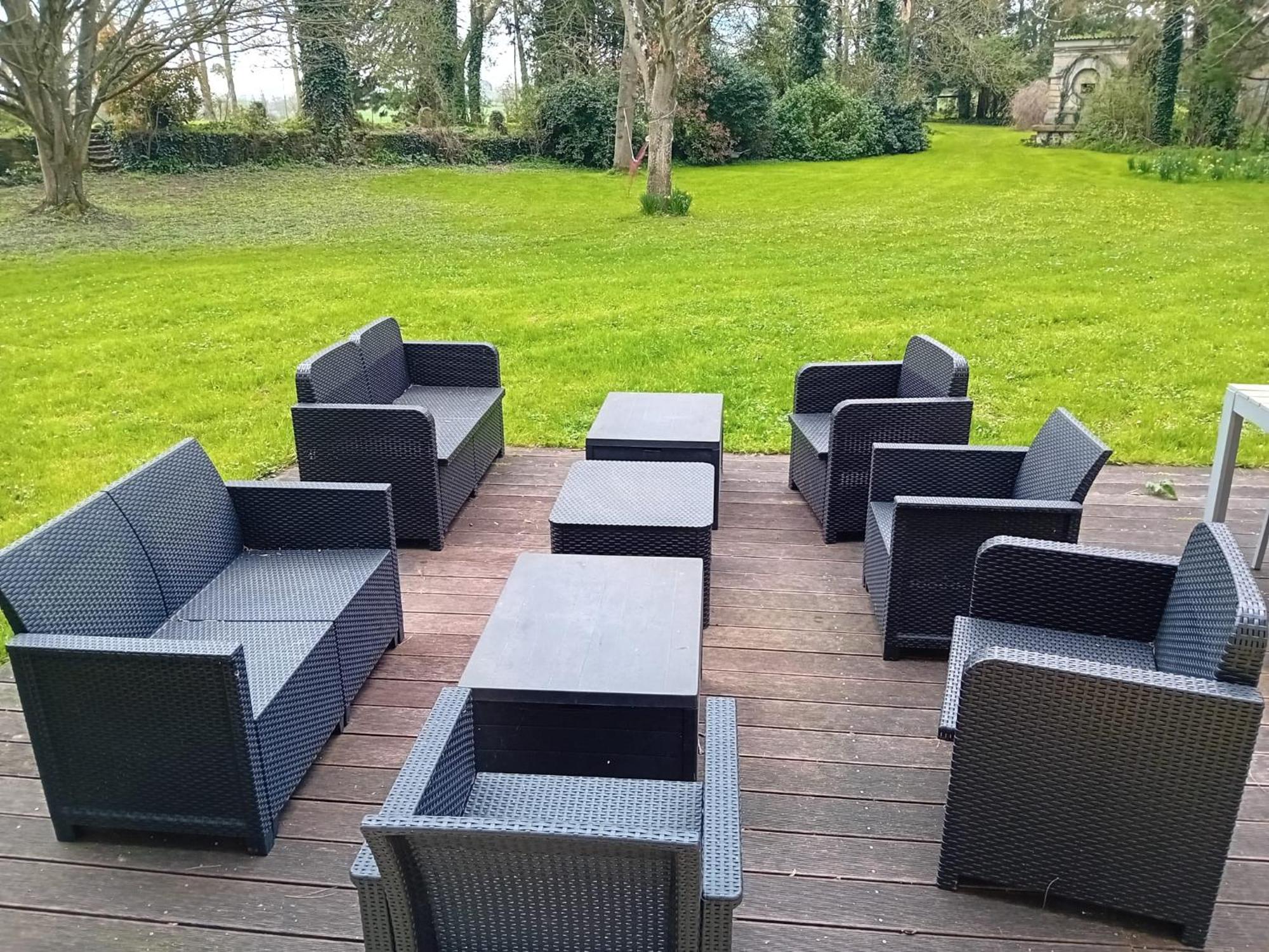 Magnifique Chateau Renove Proche Bourg Grand Parc Belle Terrasse Billard, Ping Pong, Proche Bayeux Et Plages Du Debarquement Tilly-sur-Seulles Kültér fotó